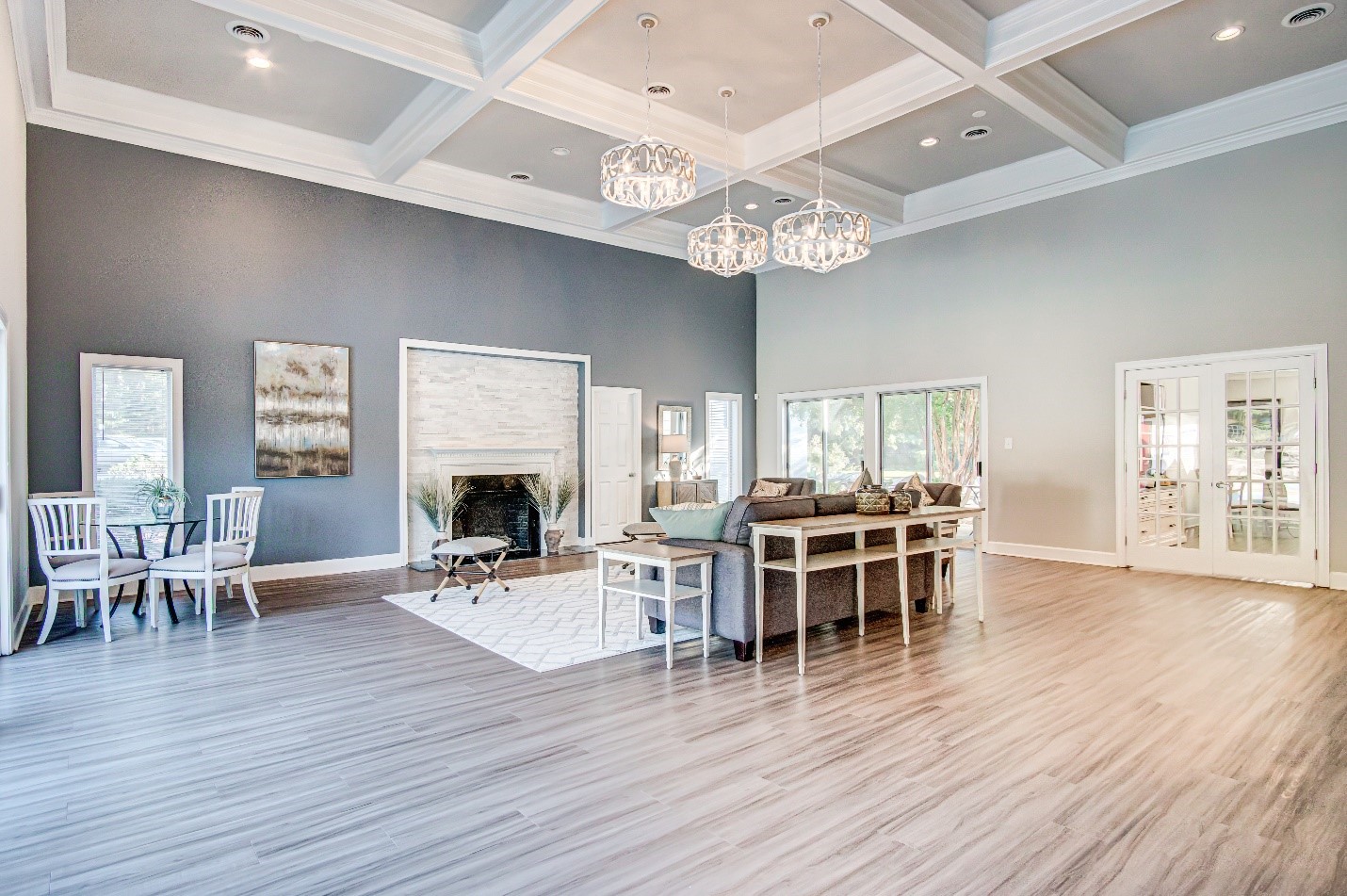Triangle Park leasing office after renovation